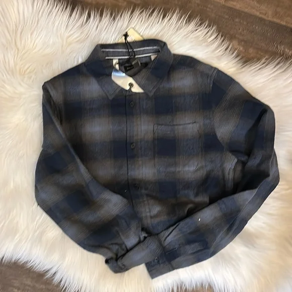 Silver jeans button up - Picture 1 of 1